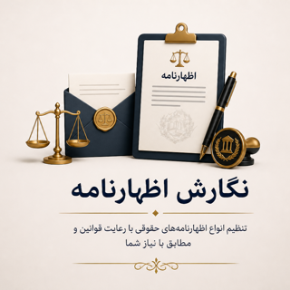 تنظیم اظهارنامه
